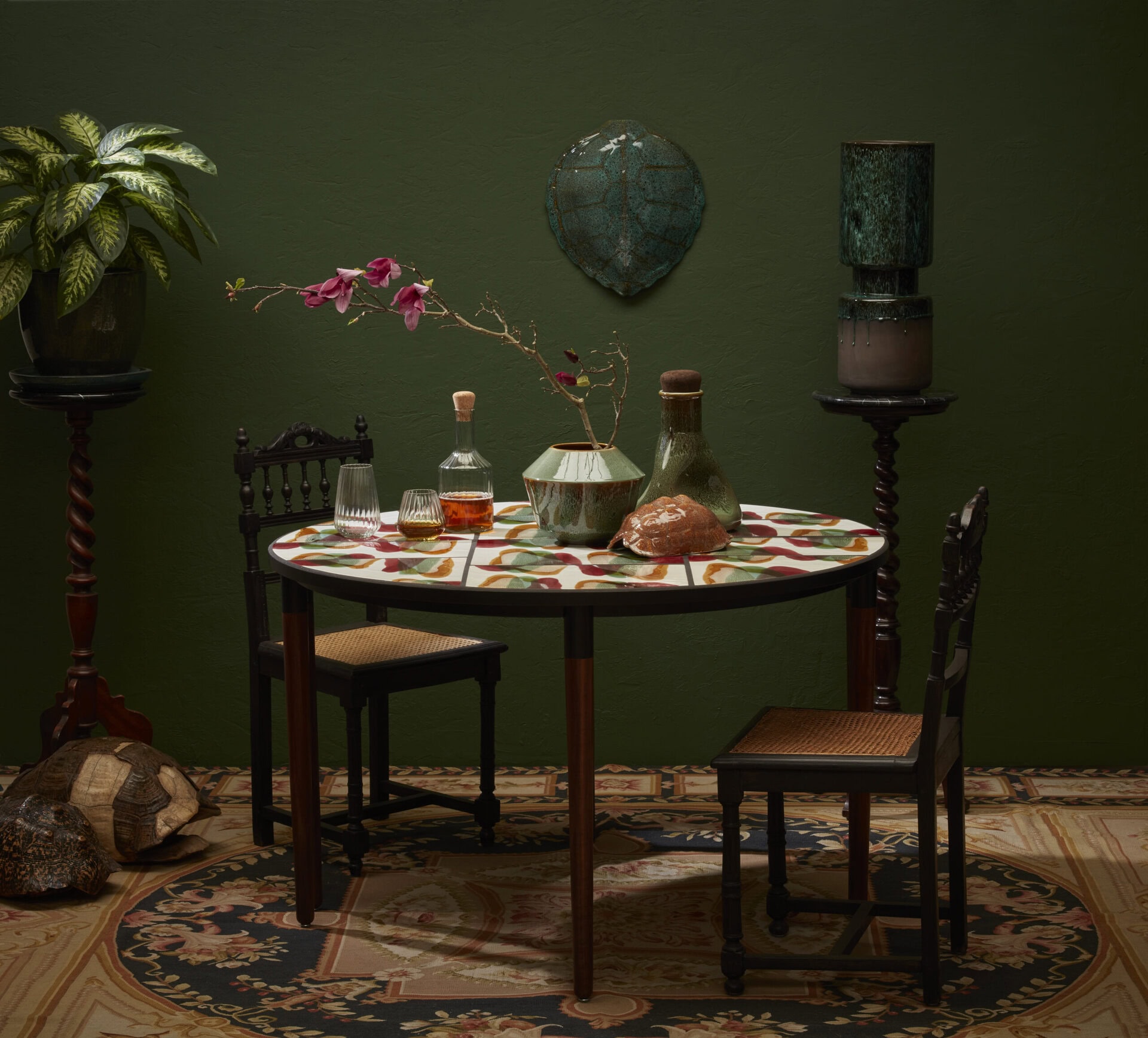 6 Ceramic Demilune Table Lifestyle Wiid Design scaled